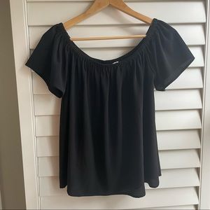 Black Off the Shoulder Top